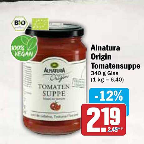 Alnatura Origin Tomatensuppe 340 g