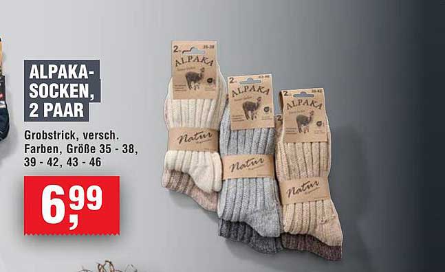 ALPAKA-SOCKEN, 2 PAAR