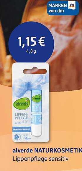 alverde NATURKOSMETIK Lippenpflege sensitiv