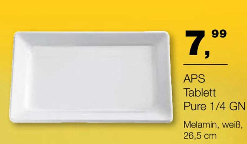 APS Tablett Pure 1/4 GN