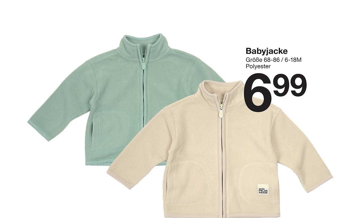 Babyjacke Größe 68-86 / 6-18M Polyester