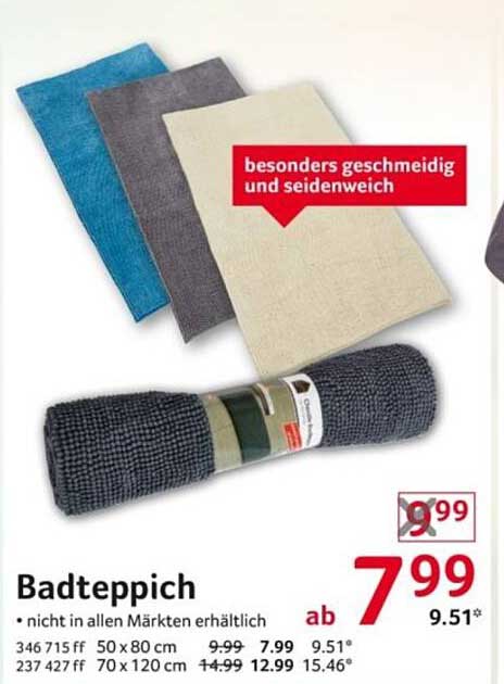 Badteppich ab 7,99 €
