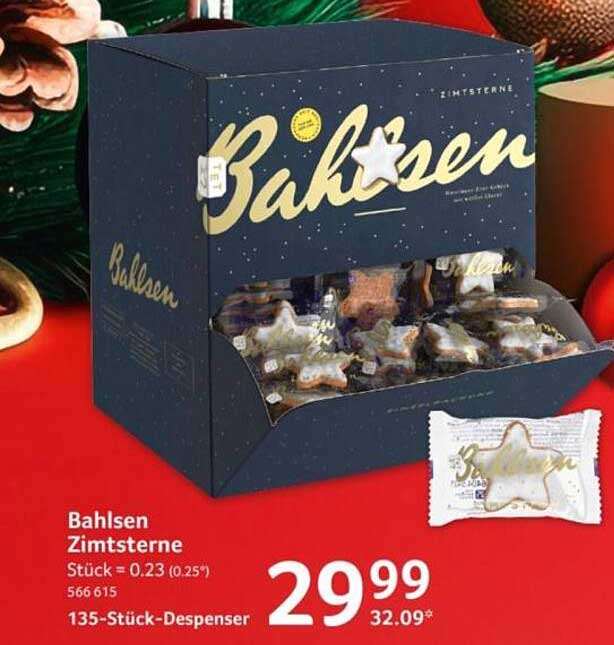 Bahlsen Zimtsterne 135-Stück-Dispenser