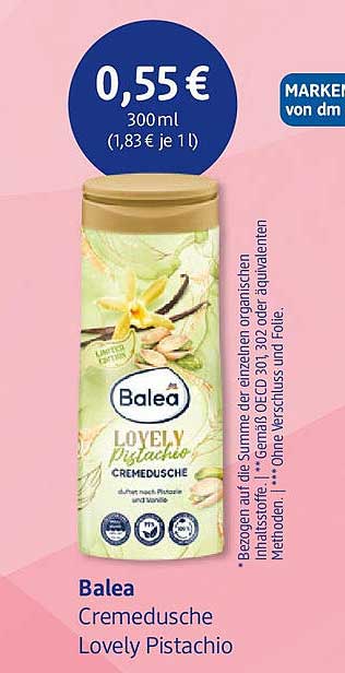 Balea Cremedusche Lovely Pistachio - 300ml