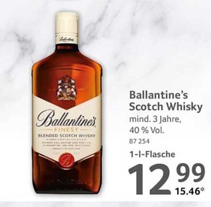 Ballantine's Scotch Whisky 1 l - Genuss aus Schottland