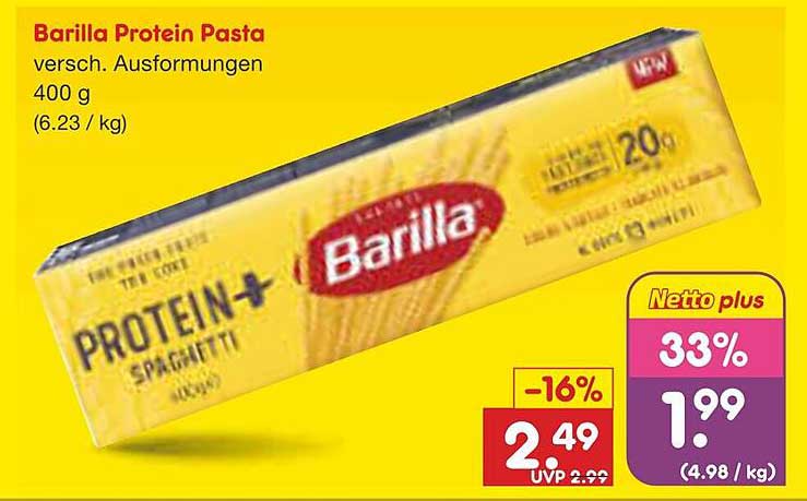 Barilla Protein Pasta - verschiedene Ausformungen 400 g