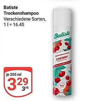Batiste Trockenshampoo Cherry 200 ml
