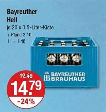 Bayreuther Hell 20 x 0,5-Liter-Kiste