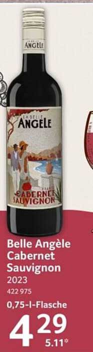 Belle Angèle Cabernet Sauvignon 2023 - 0,75 l-Flasche