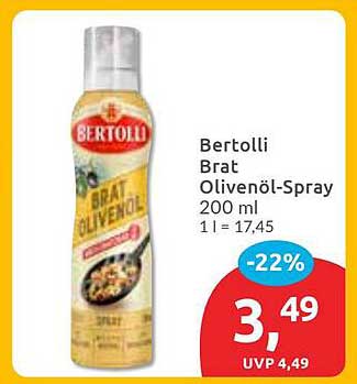 Bertolli Brat Olivenöl-Spray 200 ml