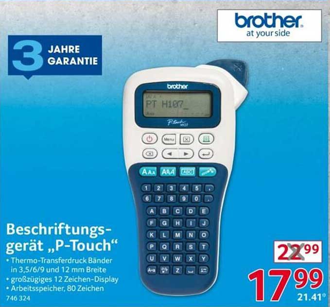 Beschriftungsgerät „P-Touch“