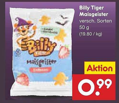 Billy Tiger Maisgeister 50 g