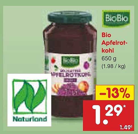Bio Apfelrotkohl 650 g