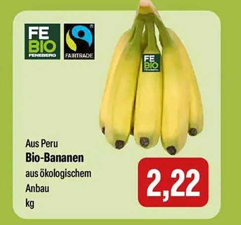Bio-Bananen aus ökologischem Anbau