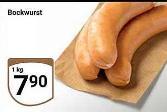 Bockwurst - 1 kg für nur 7,90 €