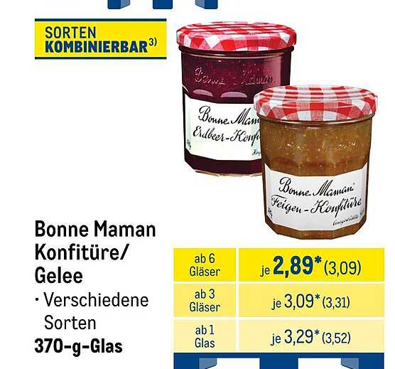 Bonne Maman Konfitüre/Gelee 370-g-Glas