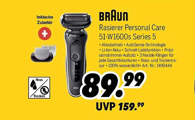 BRAUN Rasierer Personal Care 51-W1600s Series 5