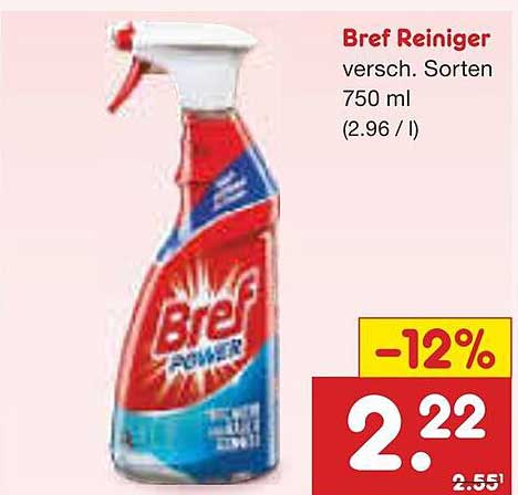 Bref Reiniger versch. Sorten 750 ml