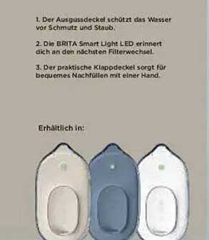 BRITA Wasserfilter System mit praktischen Funktionen