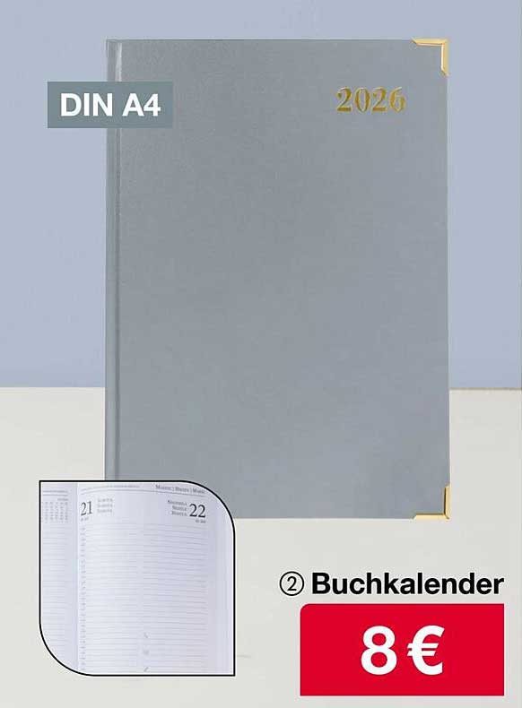 Buchkalender 2026 DIN A4