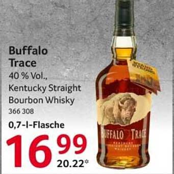 Buffalo Trace Bourbon Whisky 0,7 l - 40 % Vol.