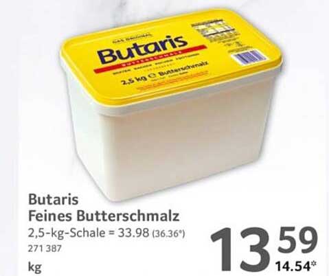 Butaris Feines Butterschmalz 2,5 kg