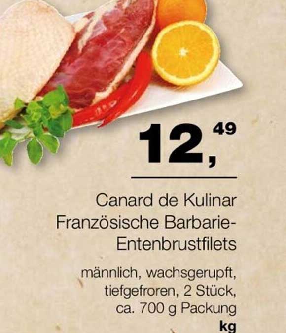 Canard de Kulinar Französische Barbarie-Entenbrustfilets