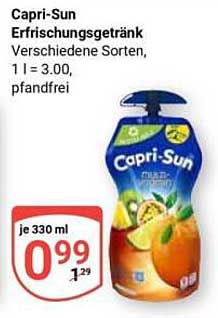 Capri-Sun Erfrischungsgetränk - Verschiedene Sorten, 330 ml, pfandfrei
