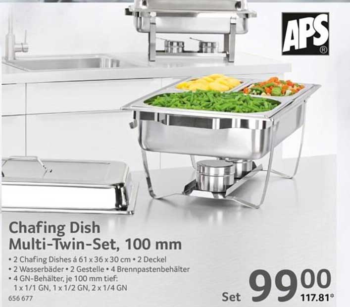 Chafing Dish Multi-Twin-Set, 100 mm