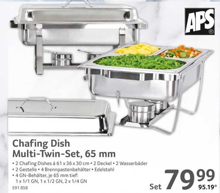 Chafing Dish Multi-Twin-Set, 65 mm