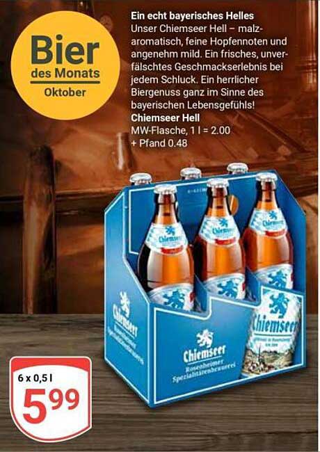 Chiemseer Hell - Bier des Monats