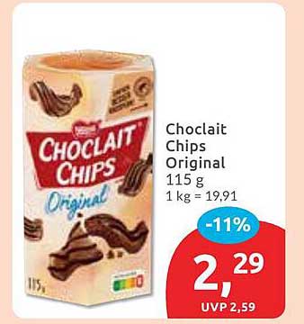 Choclit Chips Original 115 g