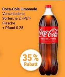 Coca-Cola Limonade - Verschiedene Sorten, je 2 I-PET-Flasche + Pfand 0.25