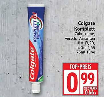 Colgate Komplett Zahnpasta 75ml