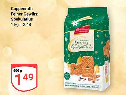 Coppenrath Feiner Gewürz-Spekulatius 600 g