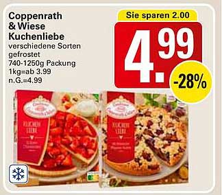 Coppenrath & Wiese Kuchenliebe - verschiedene Sorten gefrostet