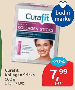 Curafit Kollagen Sticks 100 g