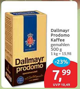 Dallmayr Prodomo Kaffee gemahlen 500 g