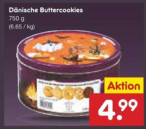 Dänische Buttercookies 750 g