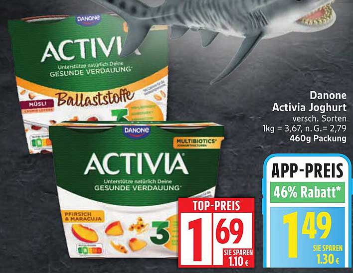 Danone Activia Joghurt versch. Sorten 460g