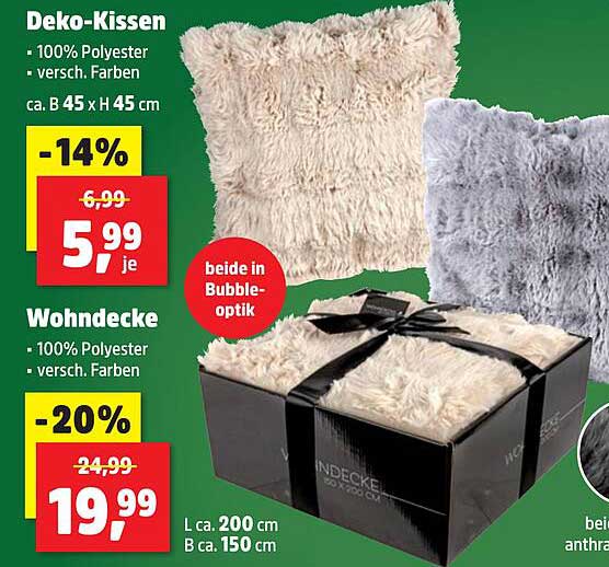Deko-Kissen und Wohndecke – kuschelige Begleiter für Ihr Zuhause