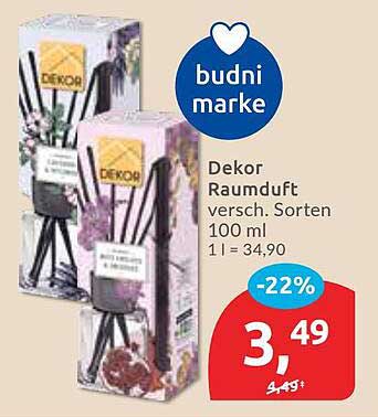 Dekor Raumduft versch. Sorten 100 ml - 22% Rabatt!