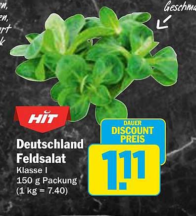 Deutschland Feldsalat Klasse I 150 g Packung