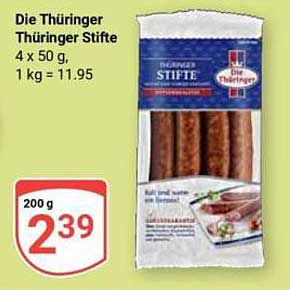 Die Thüringer Thüringer Stifte 200 g