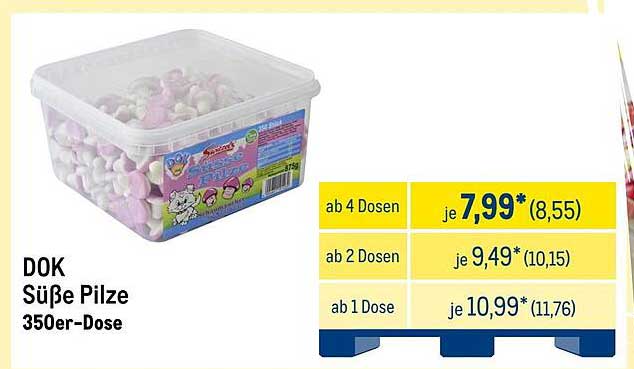 DOK Süße Pilze 350er-Dose