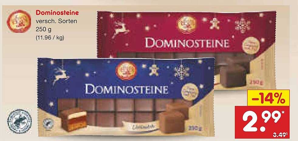 Dominosteine versch. Sorten 250 g