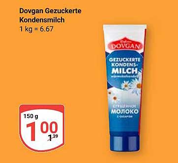 Dovgan Gezuckerte Kondensmilch 150 g