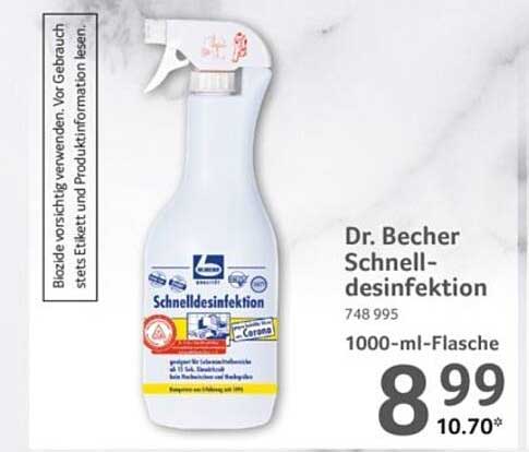 Dr. Becher Schnell-Desinfektion 1000-ml-Flasche