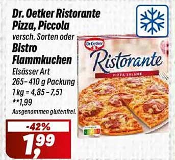 Dr. Oetker Ristorante Pizza, Piccola - Bistro Flammkuchen