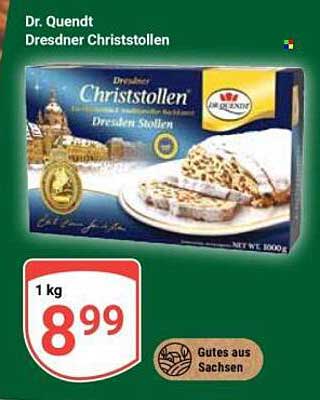 Dr. Quendt Dresdner Christstollen 1 kg